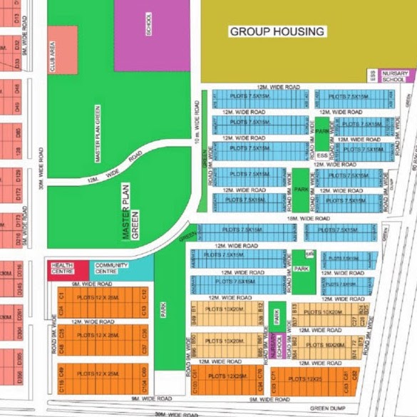 Prime 175 sq m Corner Plot in Sector 52, Noida on 18m Road